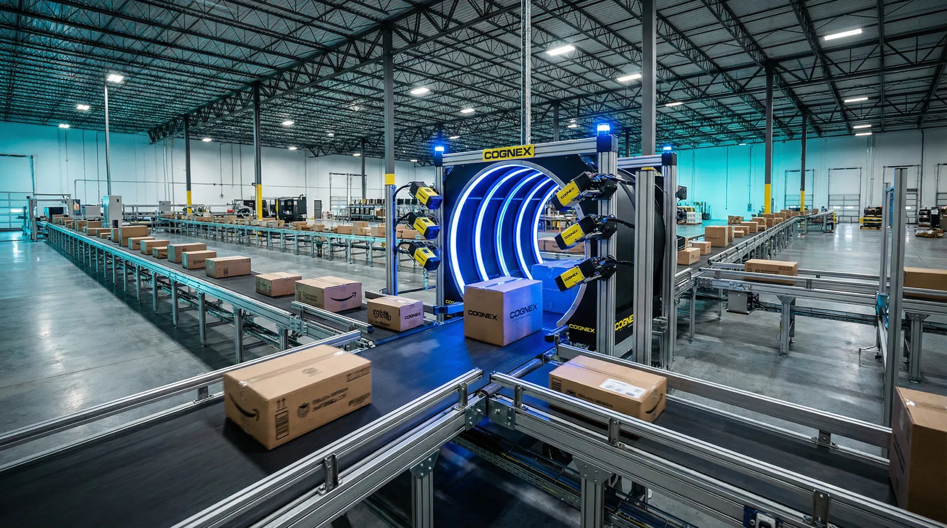 Sorter Conveyor with Tunnel Inspection System