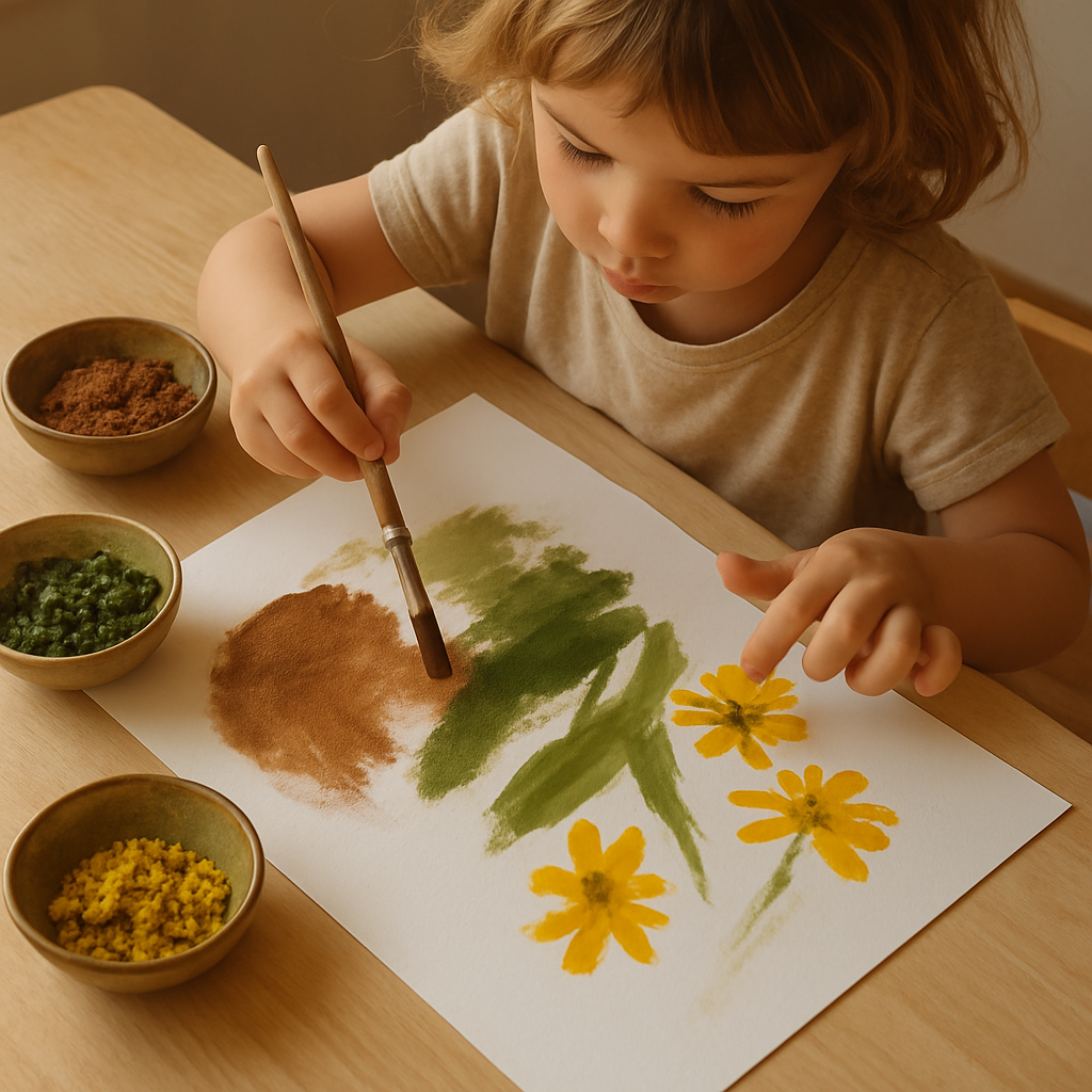 Pintura com Pigmentos Naturais