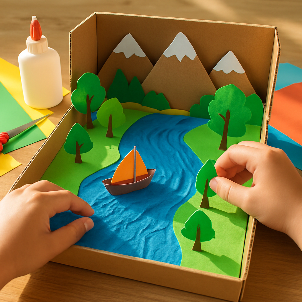 Cenário 3D do Rio