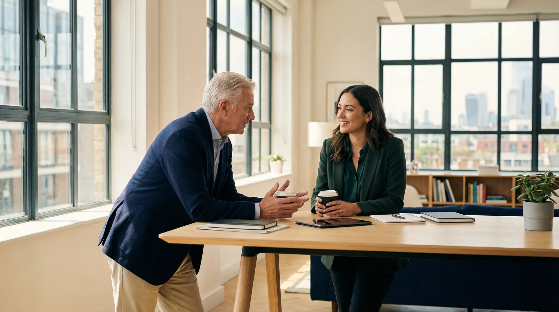 One-on-one coaching session