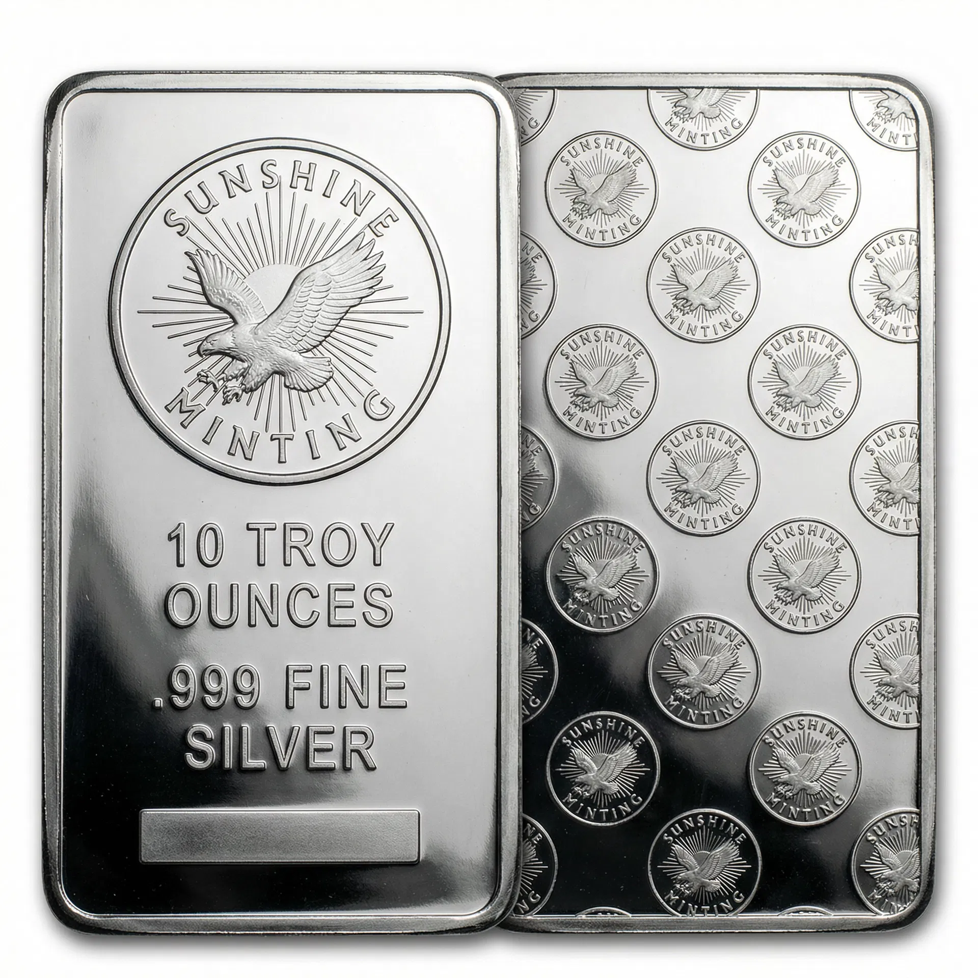 10 oz Silver Bar - Sunshine Mint