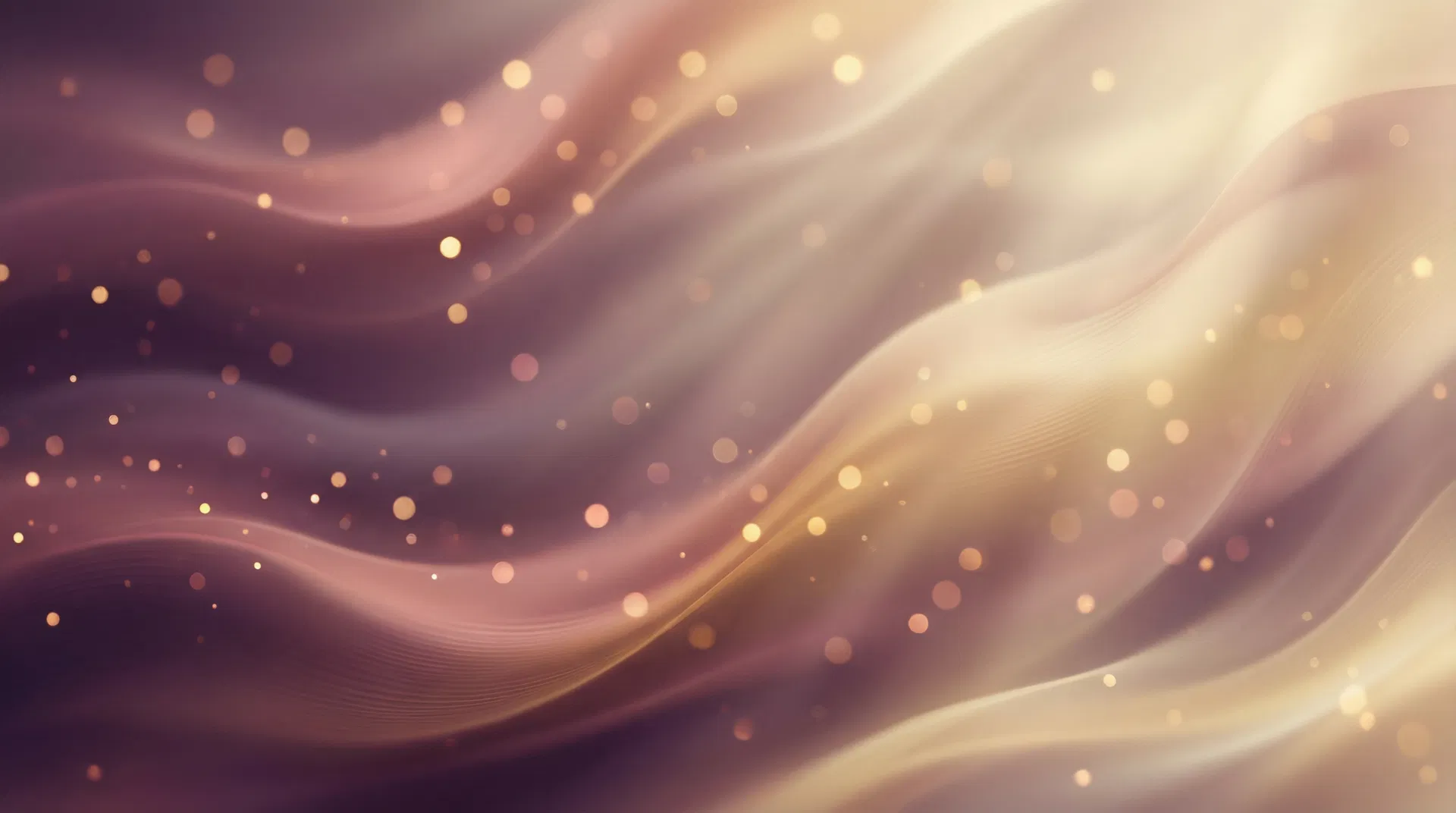 Abstract flowing background with purple, gold, and rose gold colors