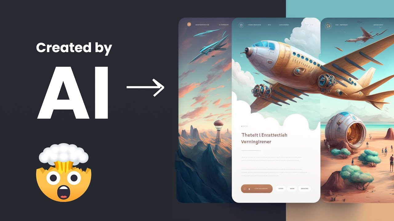 AI Web Design Concept