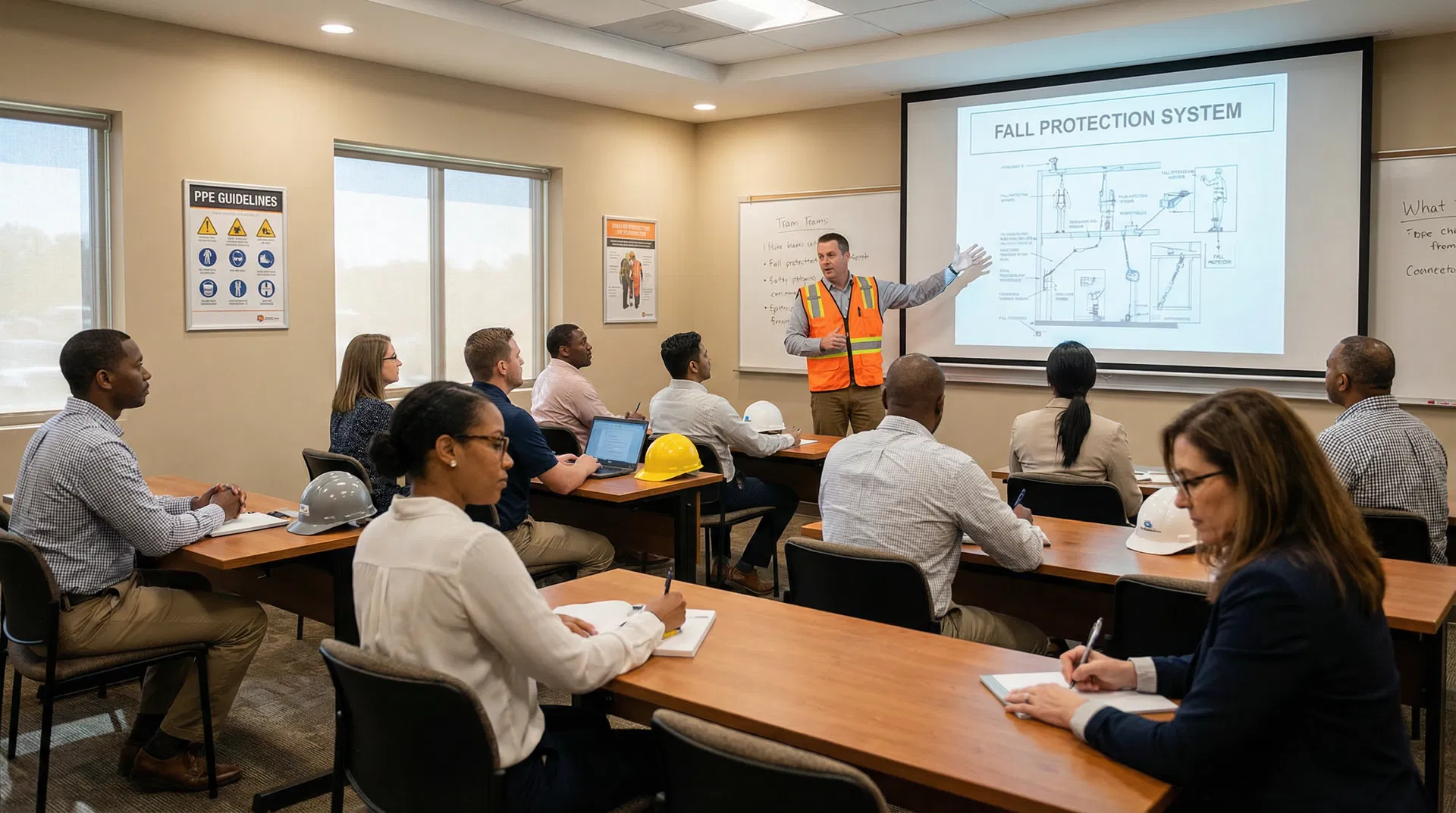 Equipe Gesat em treinamento