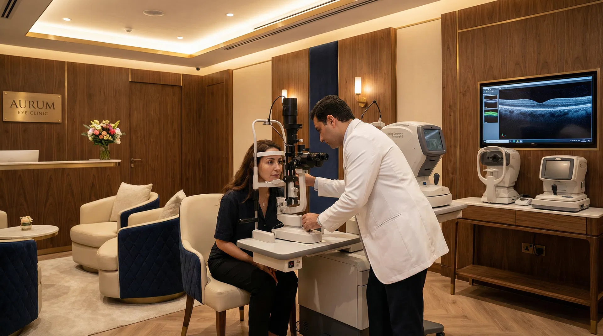 Consultório Oftalmológico Moderno