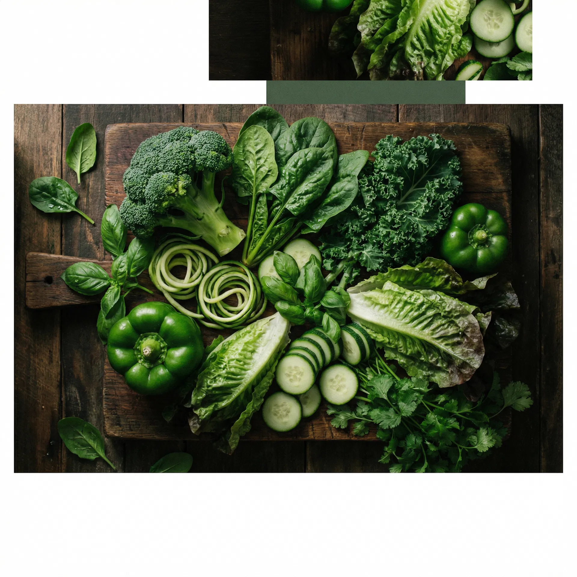 Verduras frescas do dia!