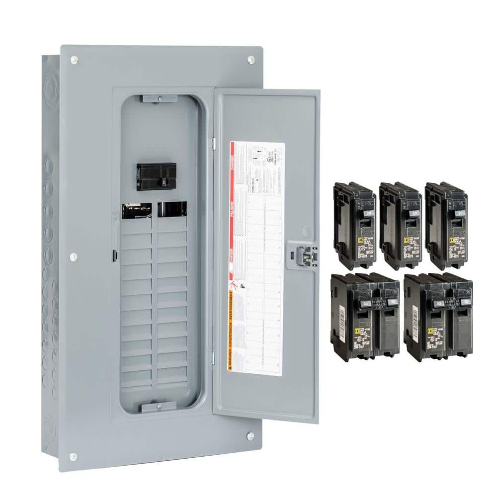 Painel elétrico industrial mostrando a complexidade de um serviço elétrico profissional.