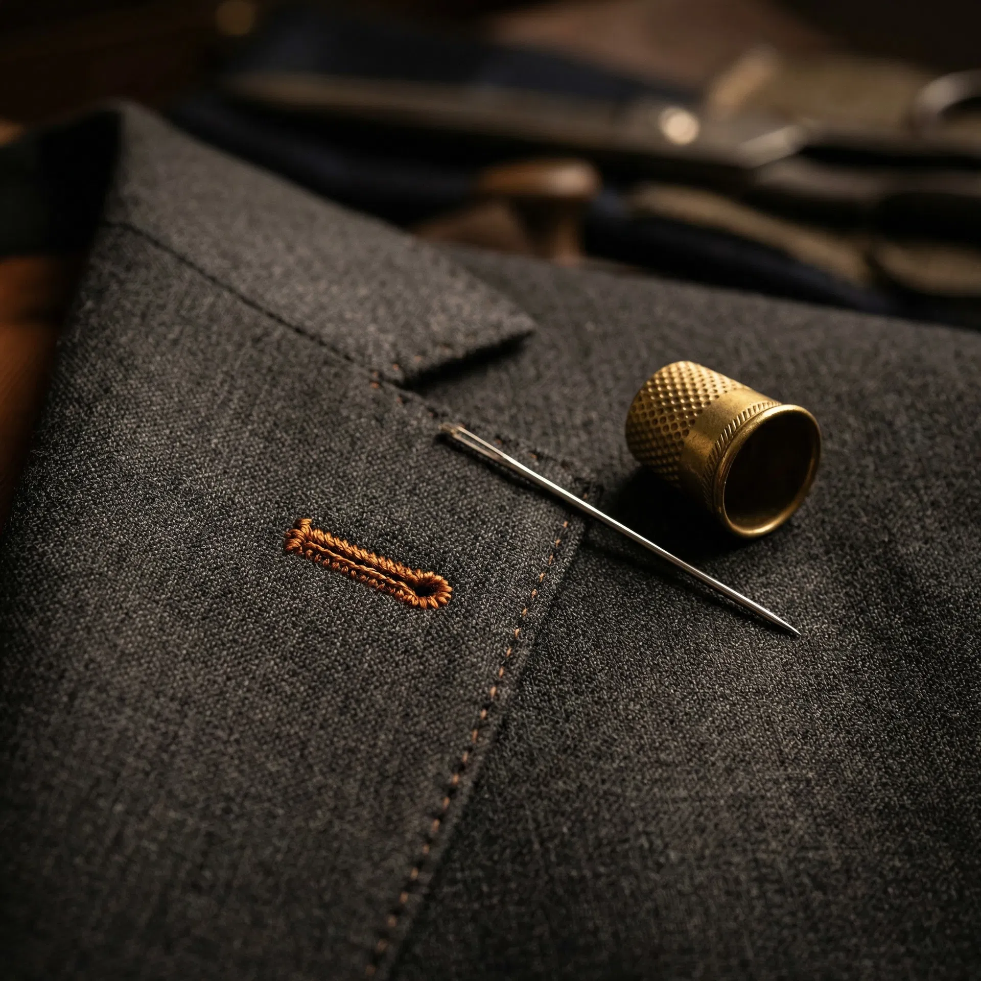 Hand-stitched bespoke details