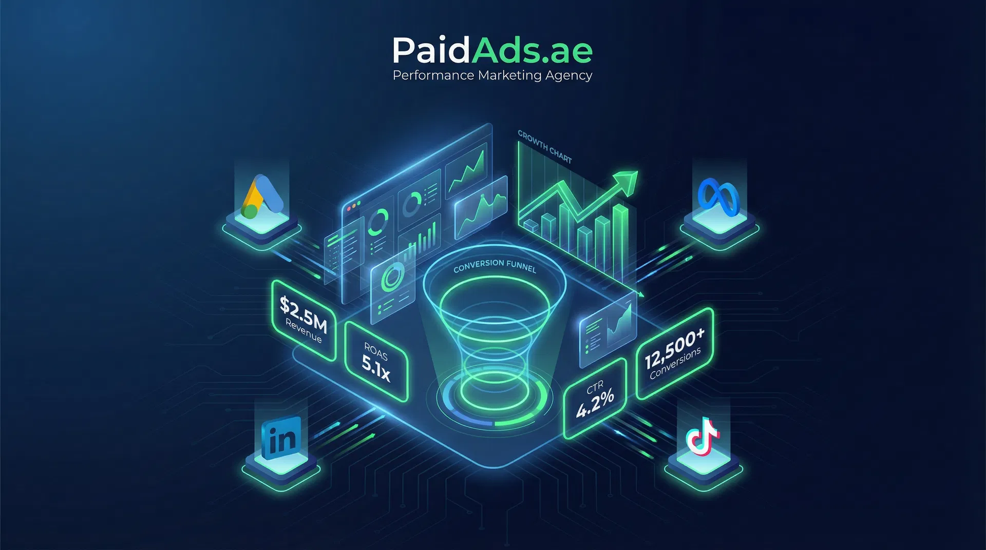 PaidAds Team with Performance Metrics