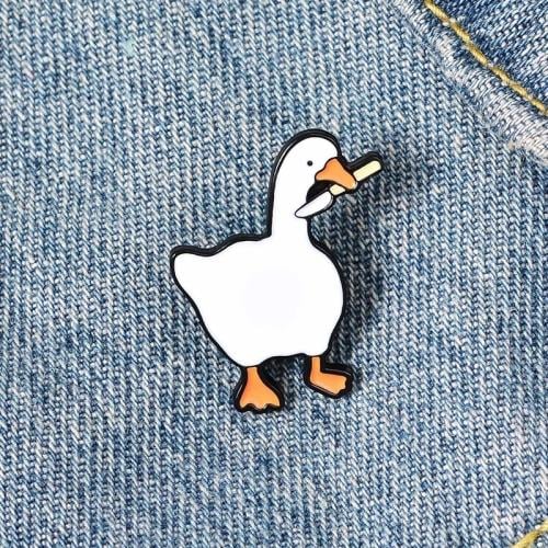 surgical scalpel pin and duck