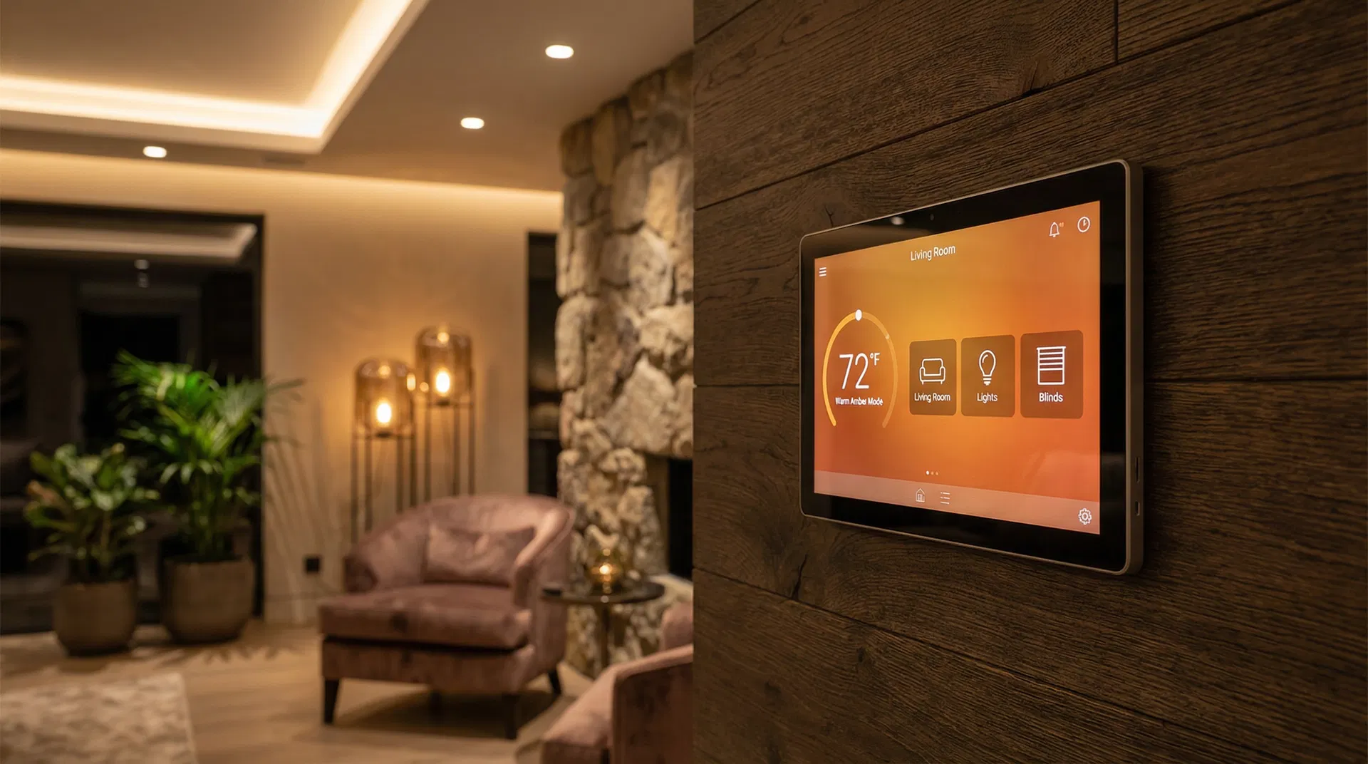Smart home building automation control panel