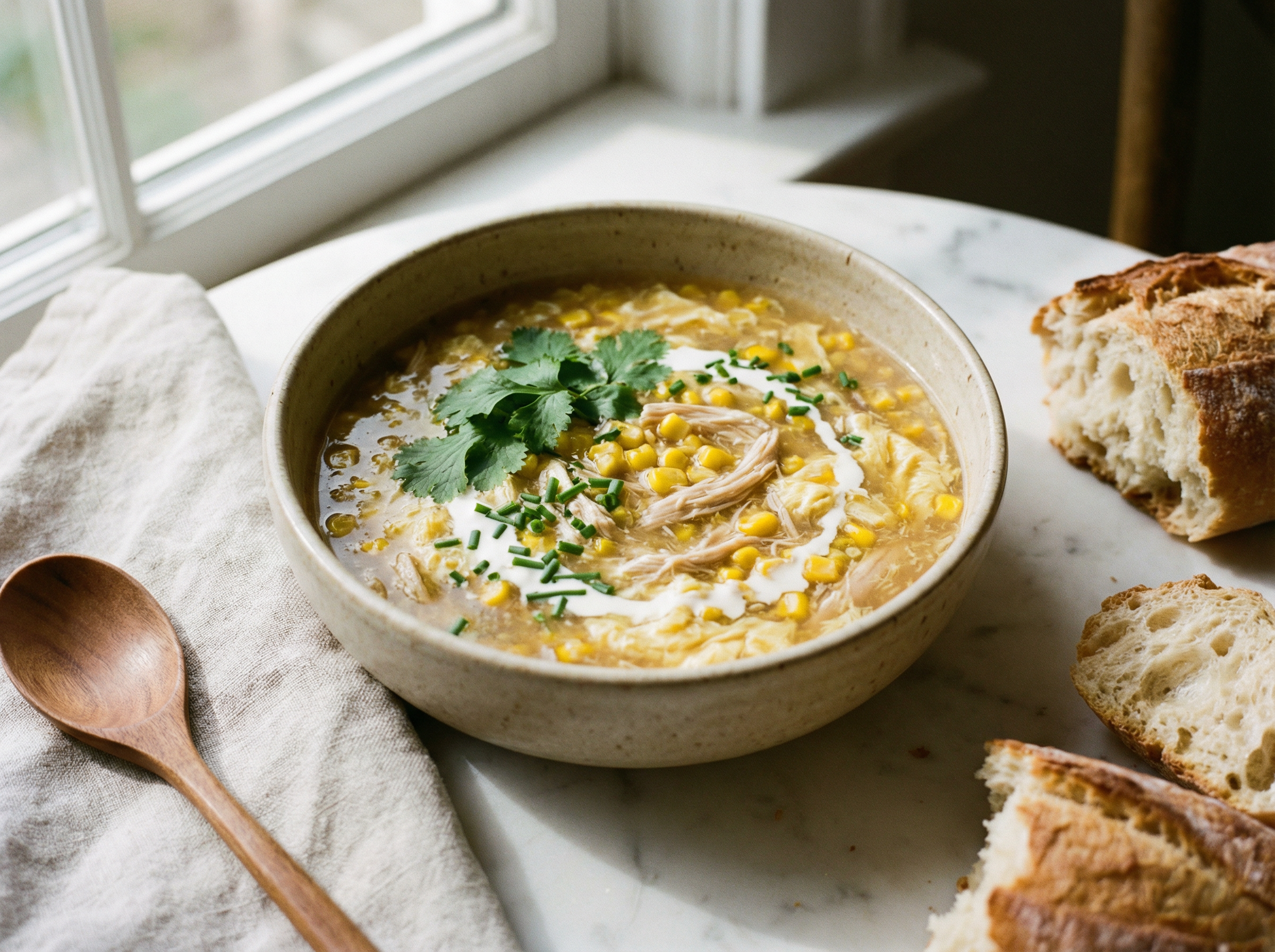 Prawn & Chive Dumpling Noodle Soup