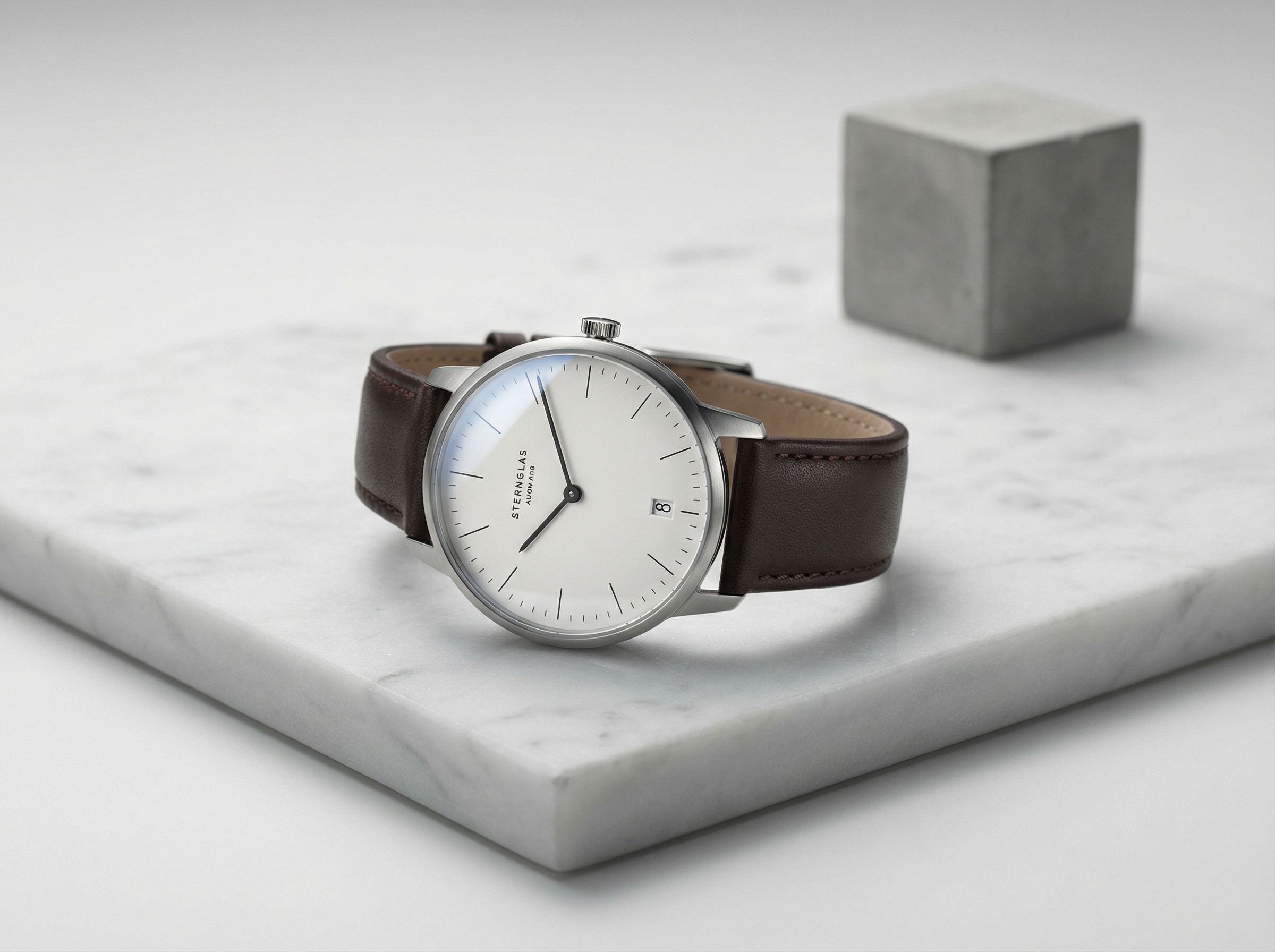 Sternglas Naos Pro Automatik Bauhaus watch 38mm with sapphire crystal