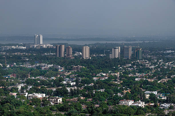 Aerial view of Islamabad skyline
