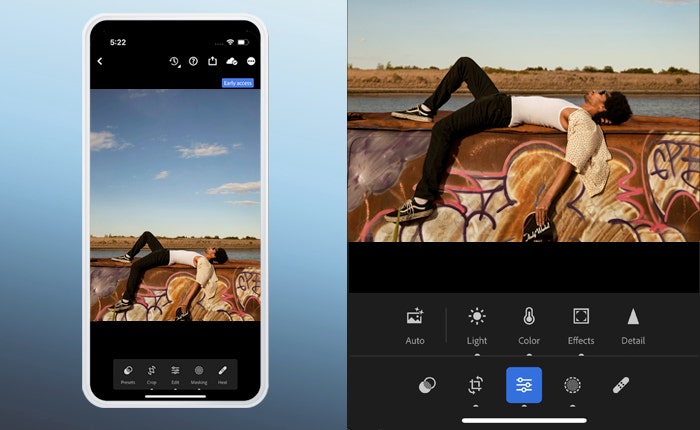 Lightroom Mobile Interface 1