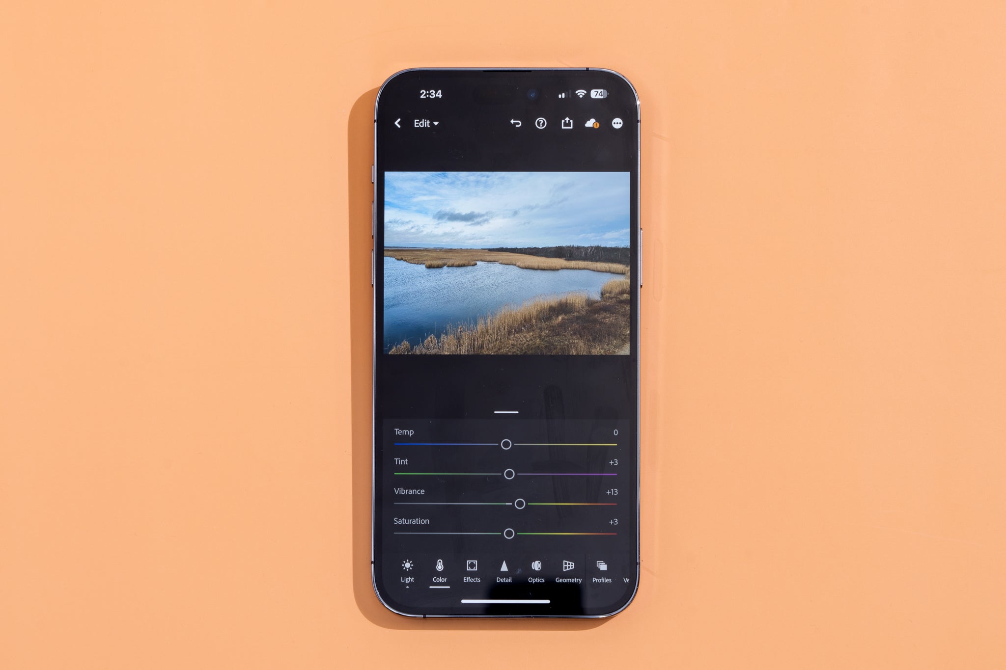 Lightroom Mobile Interface 2