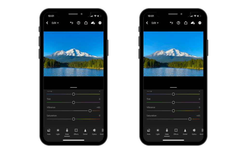 Lightroom Mobile Interface 3