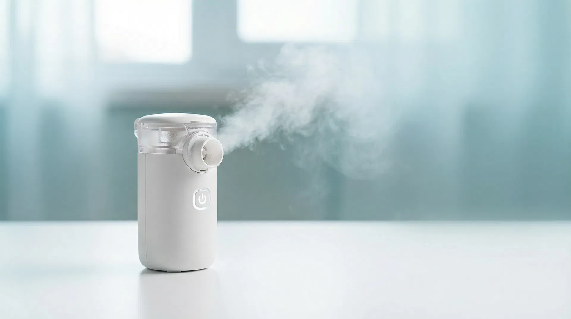 Portable Medical Nebulizer producing fine mist