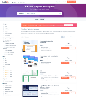 HubSpot Theme Marketplace
