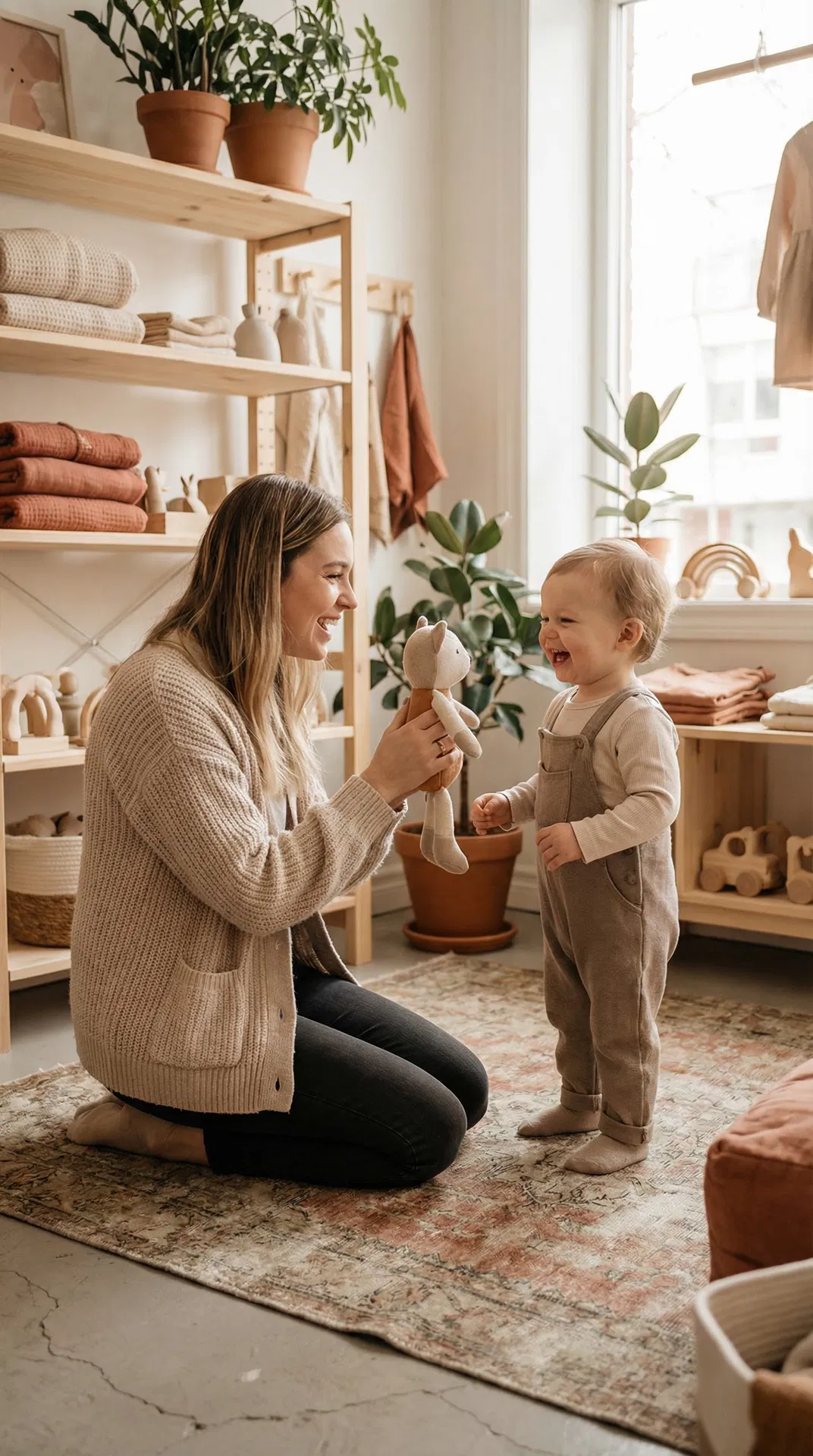 Familie beim Einkaufen bei Lieblingskind