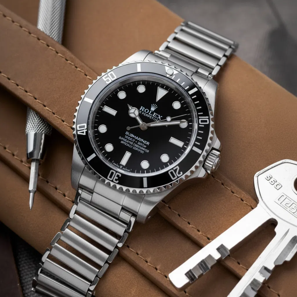 Image: https://private-us-east-1.manuscdn.com/sessionFile/mc5awK8uuovaCTTttJqU5K/sandbox/RNjt5GeJwNcNhQAXjUfvtU_1770228574778_na1fn_L2hvbWUvdWJ1bnR1L3JvbGV4X29uX2xhZGRlcl9icmFjZWxldA.png?x-oss-process=image/resize,w_4096,h_4096/format,webp/quality,q_80&Expires=1798761600&Policy=eyJTdGF0ZW1lbnQiOlt7IlJlc291cmNlIjoiaHR0cHM6Ly9wcml2YXRlLXVzLWVhc3QtMS5tYW51c2Nkbi5jb20vc2Vzc2lvbkZpbGUvbWM1YXdLOHV1b3ZhQ1RUdHRKcVU1Sy9zYW5kYm94L1JOanQ1R2VKd05jTmhRQVhqVWZ2dFVfMTc3MDIyODU3NDc3OF9uYTFmbl9MMmh2YldVdmRXSjFiblIxTDNKdmJHVjRYMjl1WDJ4aFpHUmxjbDlpY21GalpXeGxkQS5wbmc~eC1vc3MtcHJvY2Vzcz1pbWFnZS9yZXNpemUsd180MDk2LGhfNDA5Ni9mb3JtYXQsd2VicC9xdWFsaXR5LHFfODAiLCJDb25kaXRpb24iOnsiRGF0ZUxlc3NUaGFuIjp7IkFXUzpFcG9jaFRpbWUiOjE3OTg3NjE2MDB9fX1dfQ__&Key-Pair-Id=K2HSFNDJXOU9YS&Signature=nxm-QyaNdYSJz3S~7BGk1lzGD5dgpQ4dSUvewiE3Qo5GFQDs~NhDh9iDJ97tPkv56TYjN1TY~alWo~k6Gw3CmXLYsuSnyodWzVJzXPRUiiplkz81U3JnrFWnzYx61NmuiBTGBPTWhh9DDs25MQQ5RmM3tFylVevpdy5V1X0e2sb189S9xt-qHU-MqdF~jo1Z8FxDt44ZrfI591tWlBCFAnnJMcrb2Is2~DdapVZ9BKafDvvW4V5UtNB0-WHcj8UZqPQUfkkY5OHih0WNcPnzzs8k4unXXipEWy9Tuph4M~xb63ws06bdDJyVi0k1FY~xHzkRqsWcA64Esz6D7esQUA__ rolex_on_ladder_braceletpng