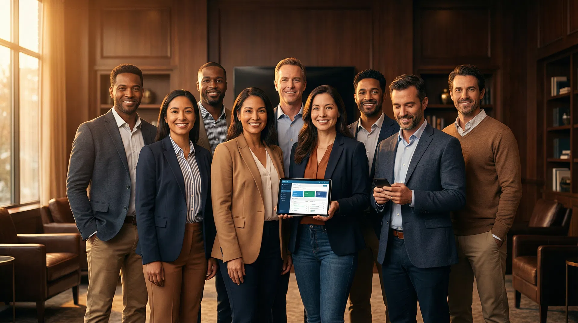 Equipo de Héroes de Familia — agentes de seguros exitosos