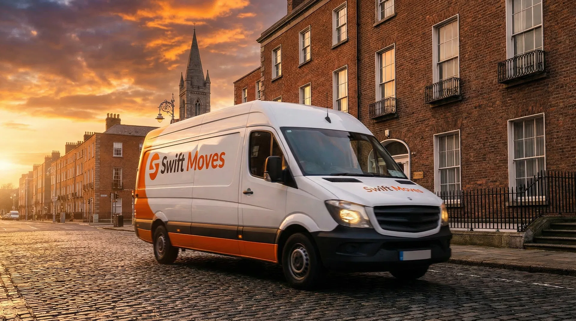 Quick Fix Removals van in Dublin