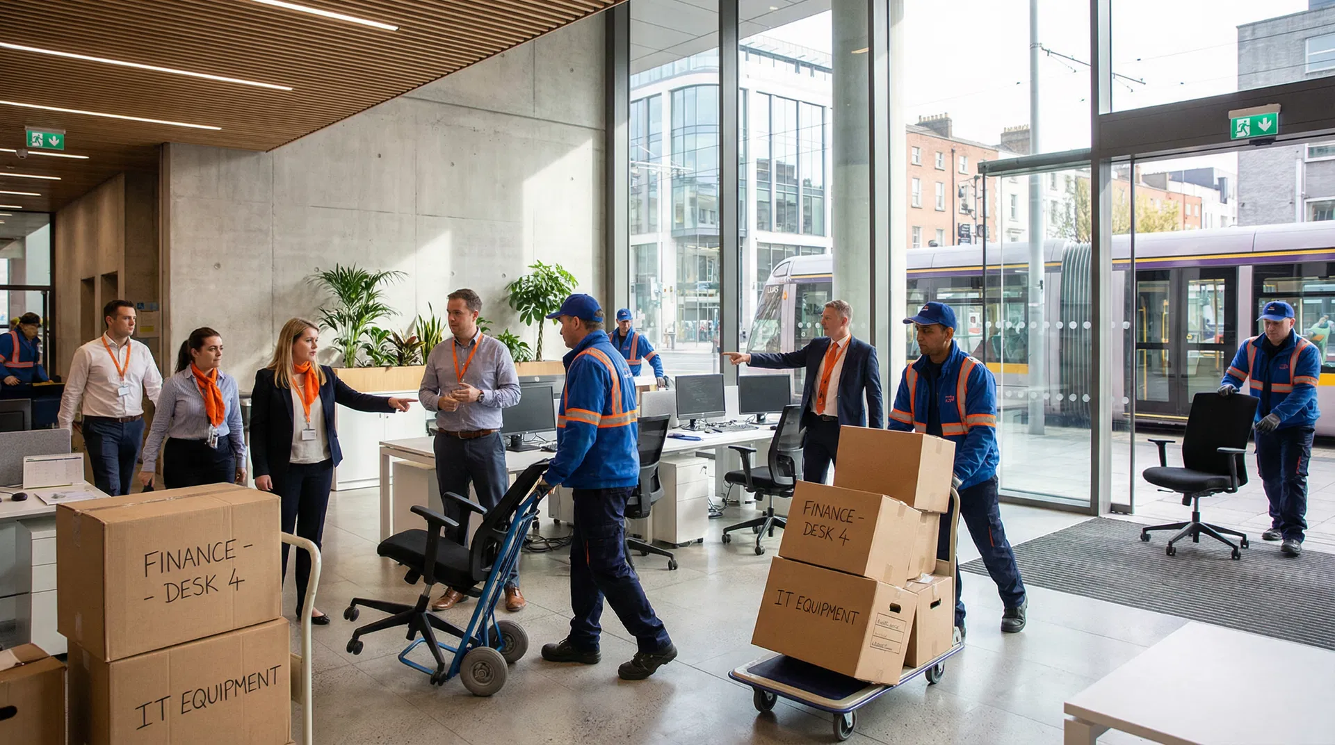 Office removals service