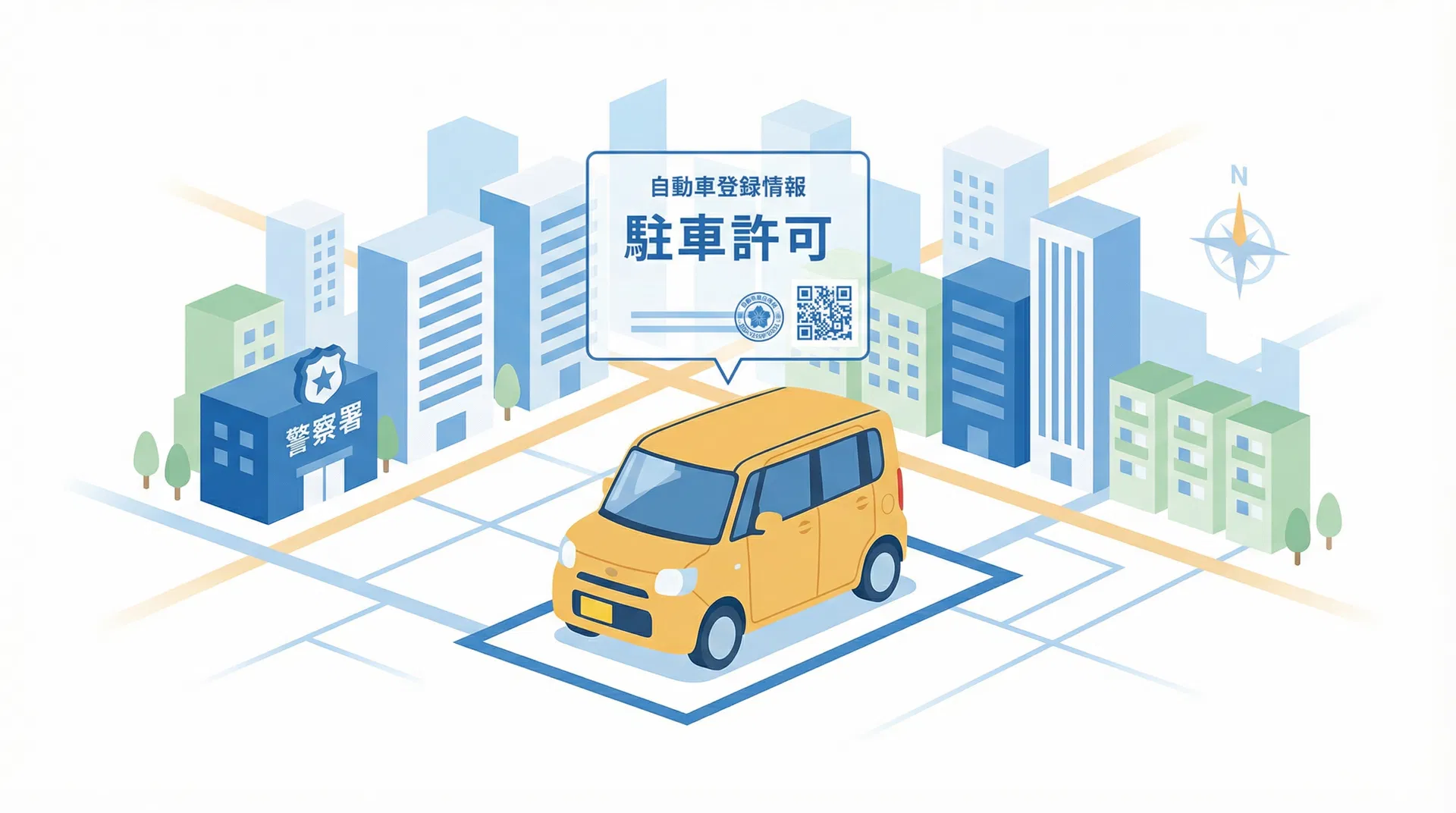 軽自動車の保管場所届出イメージ