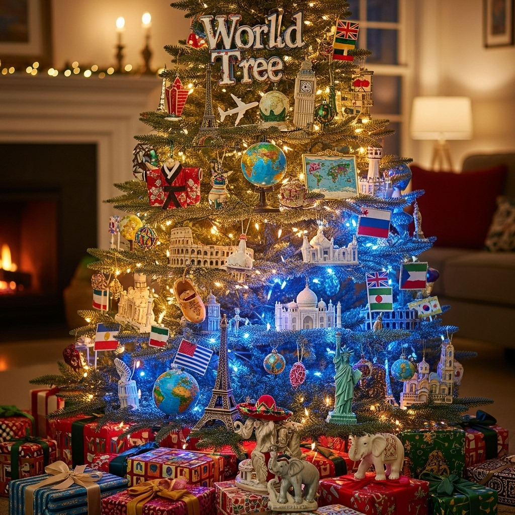 Árvore de Natal Viagem