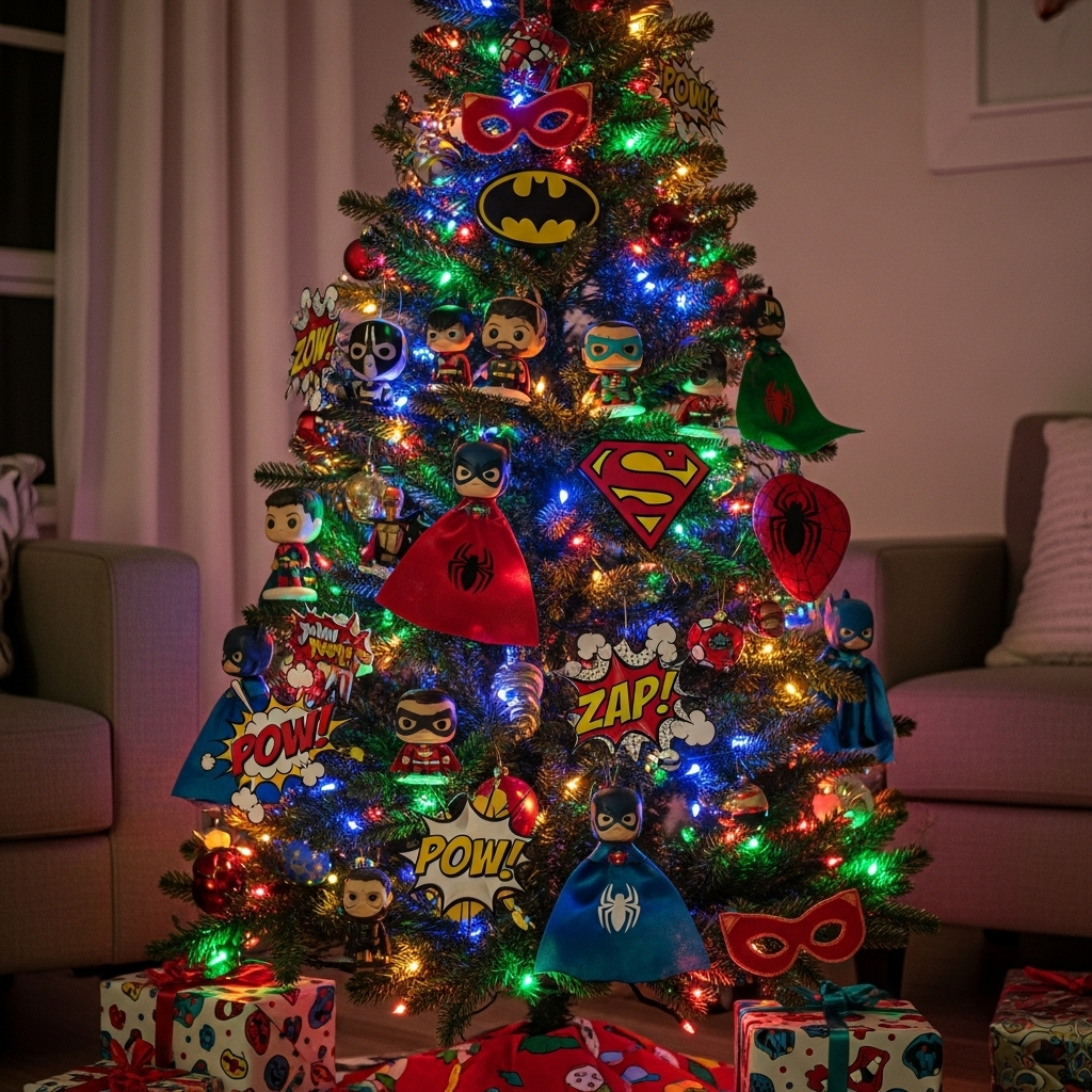 Árvore de Natal Super-Heróis