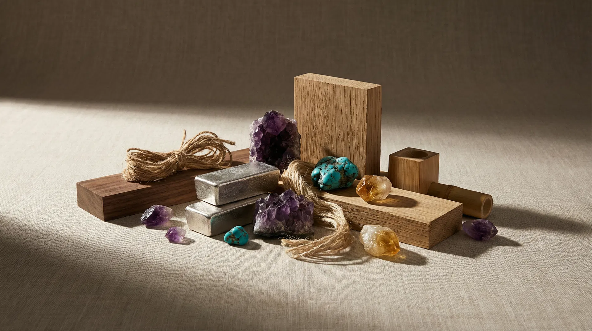 Materiais artesanais