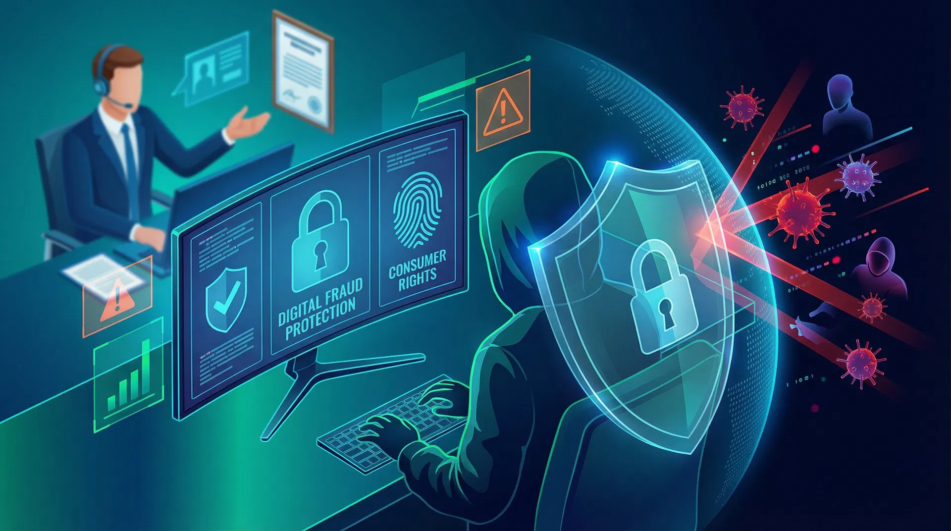 Golpes Digitais e Fraudes Bancárias: Seus Direitos e Proteção