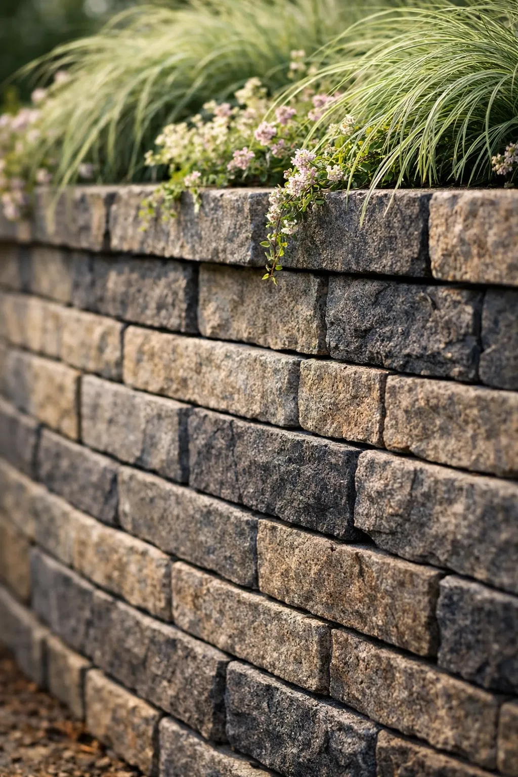 Professional retaining wall
