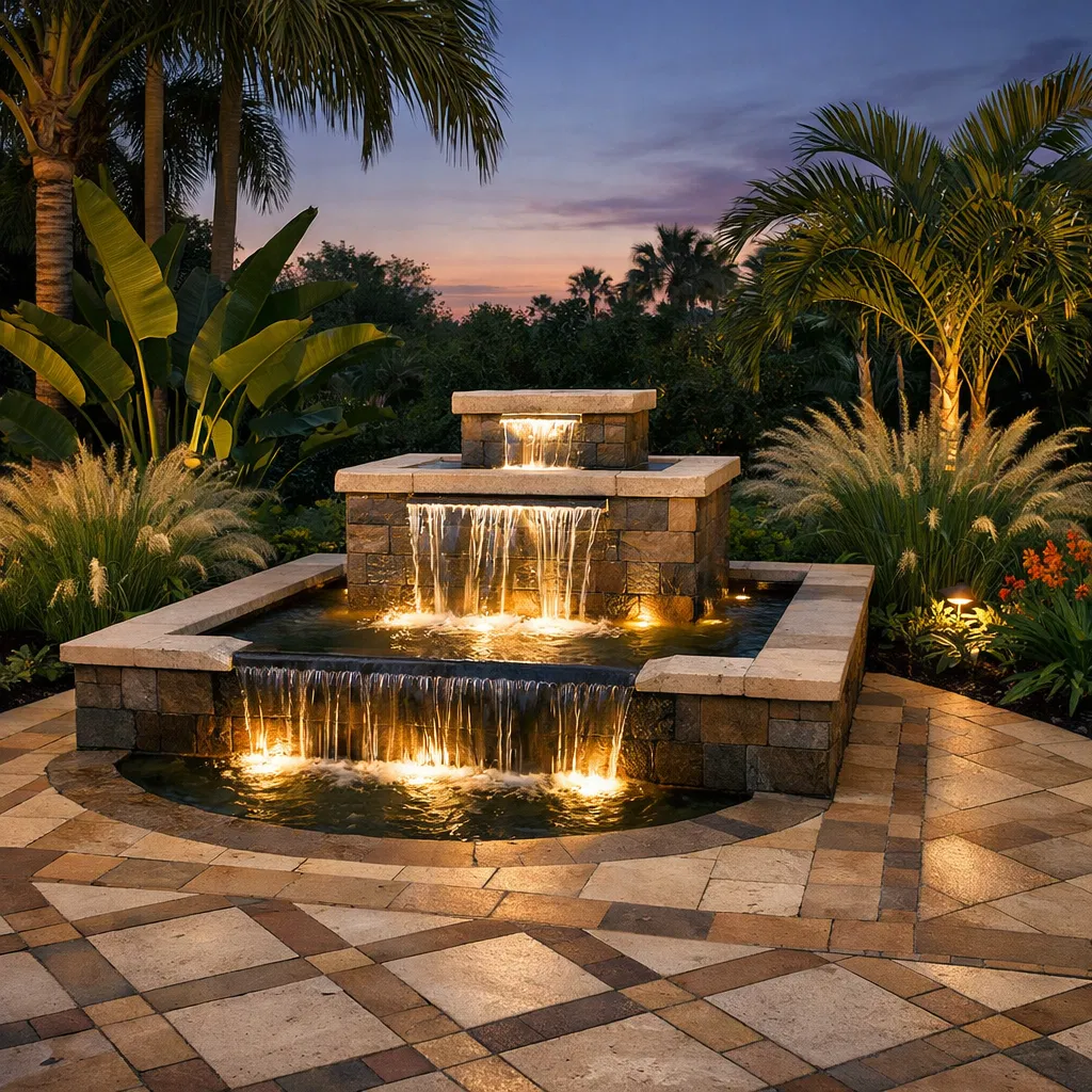 Water feature installation