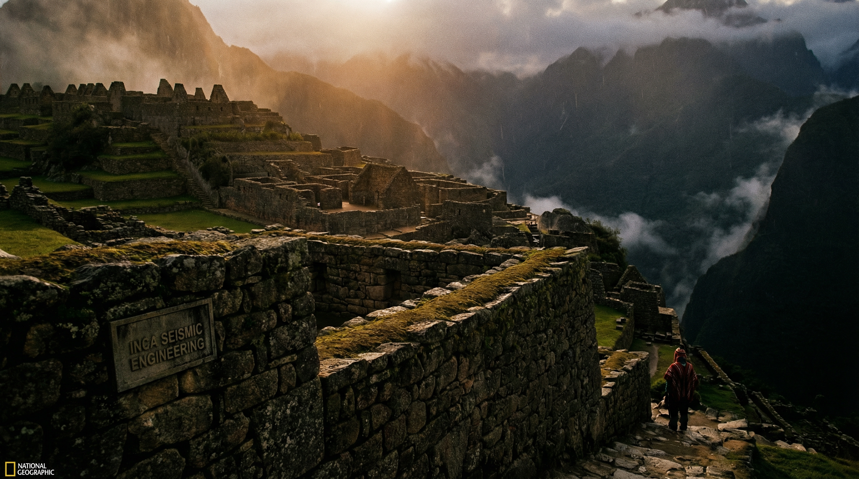 Machu Picchu Seismic Engineering — Inca Empire ancient artifact, Medieval