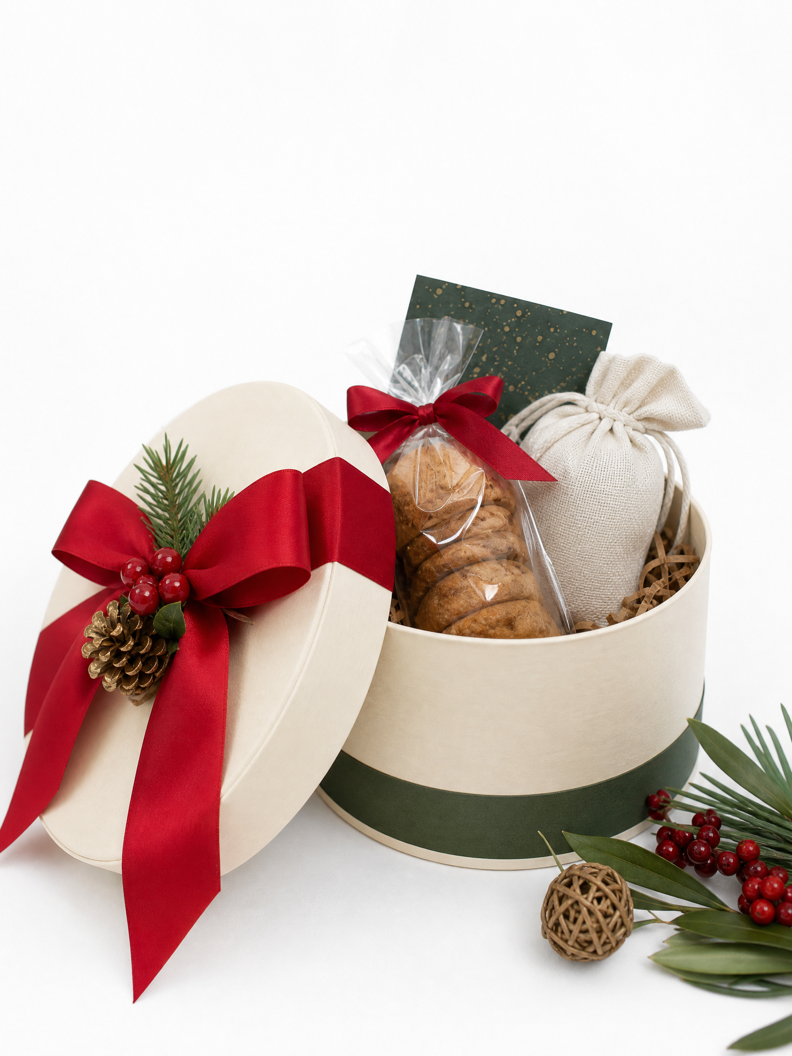 Pote de sorvete reciclado com kit de Natal