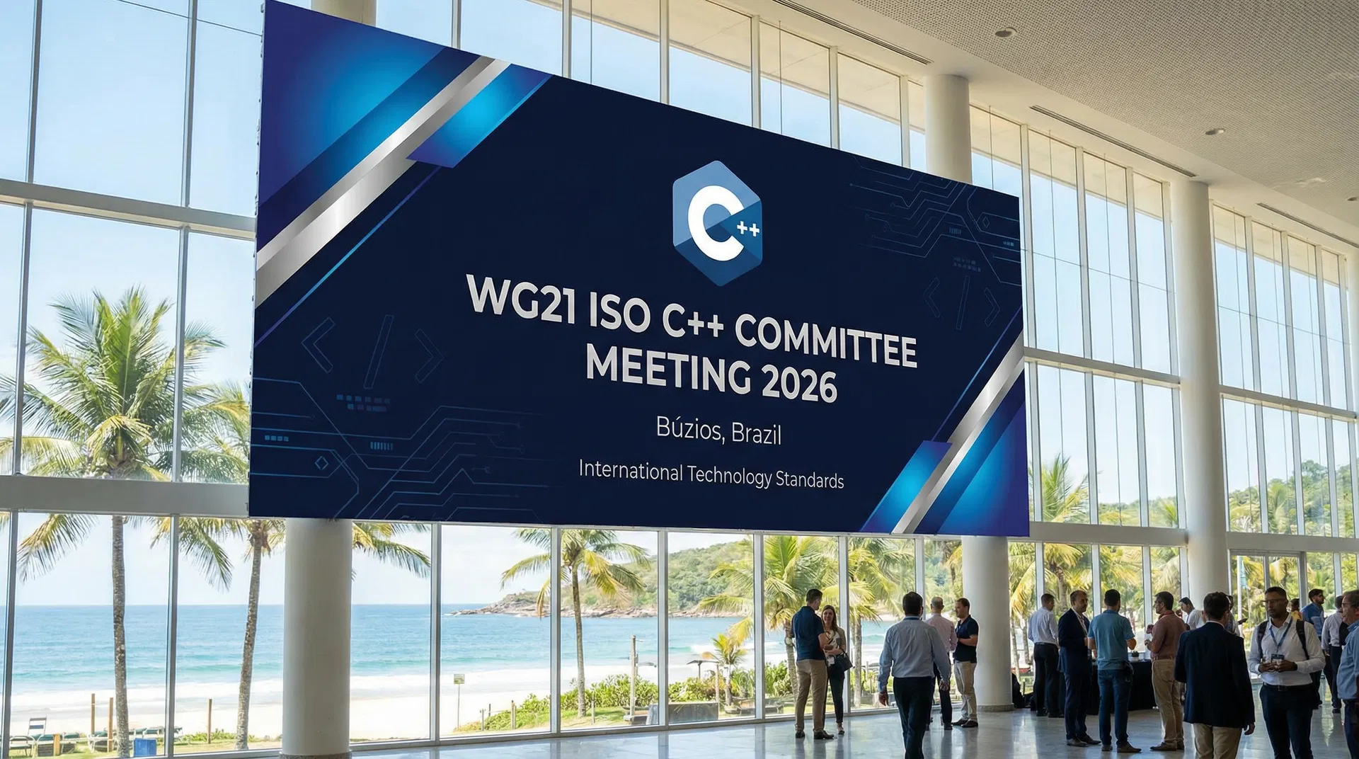 Logo oficial - Guia Completo para Participantes do WG21 ISO C++ Meeting em Búzios
