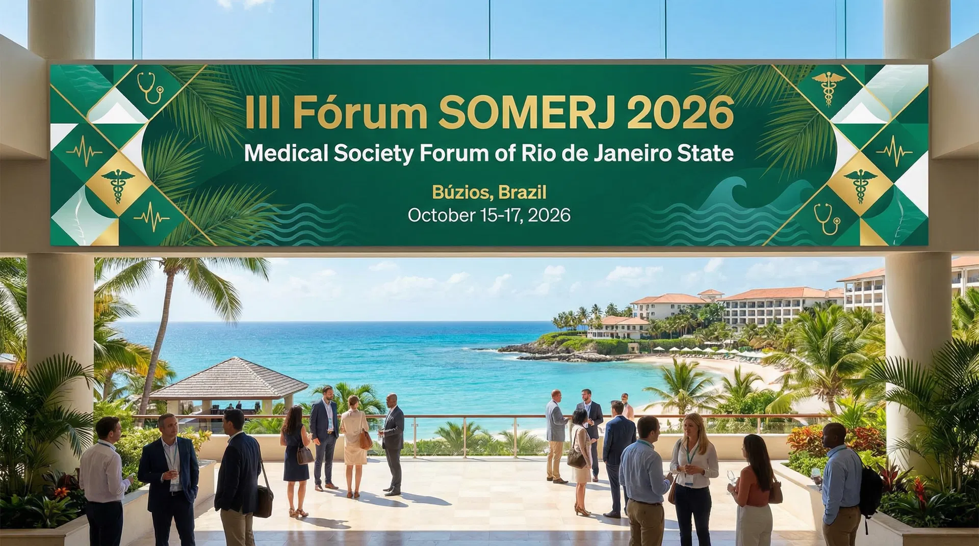 Logo oficial - Guia Completo para Participantes do III Fórum SOMERJ em Búzios