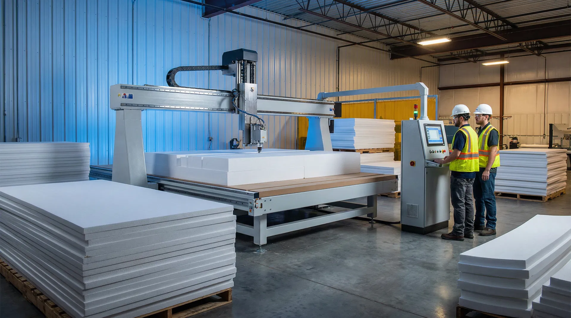 Découpe CNC de la mousse