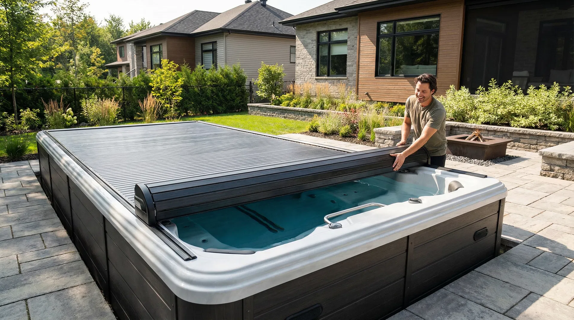 Couvrir un spa de nage : pourquoi le système END2END change la donne