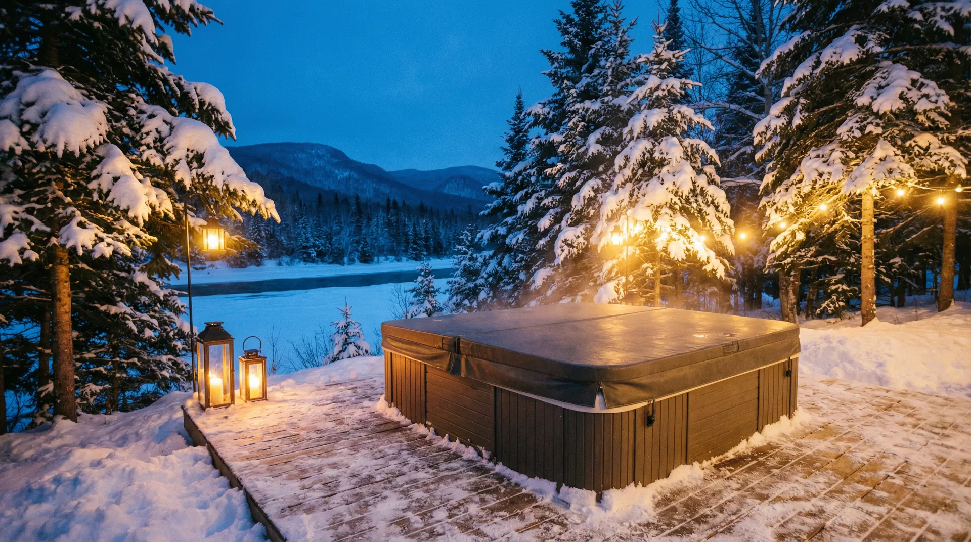 Spa en hiver
