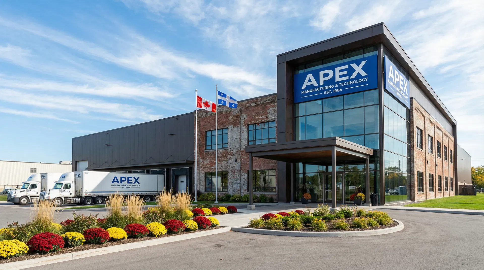 Façade de l'usine de Mon Couvert de Spa