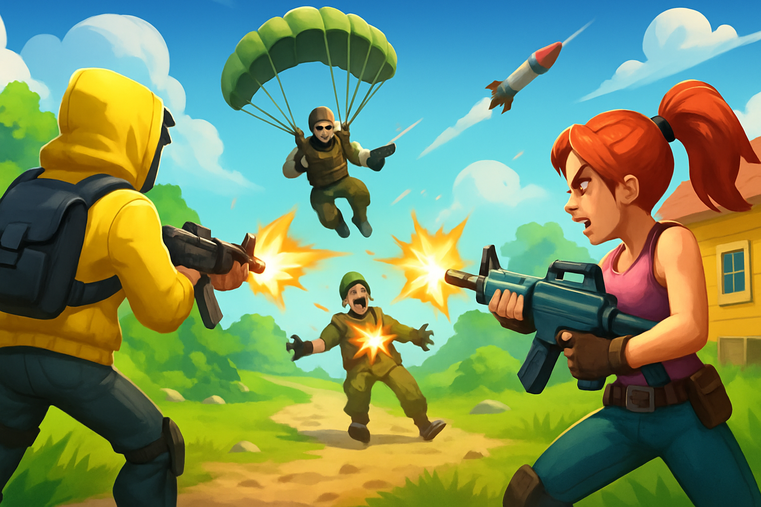 Image: Scene from a popular mobile game