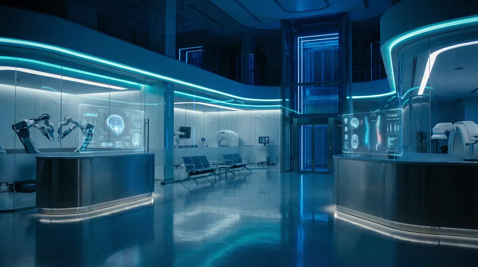 Cabinet médical futuriste