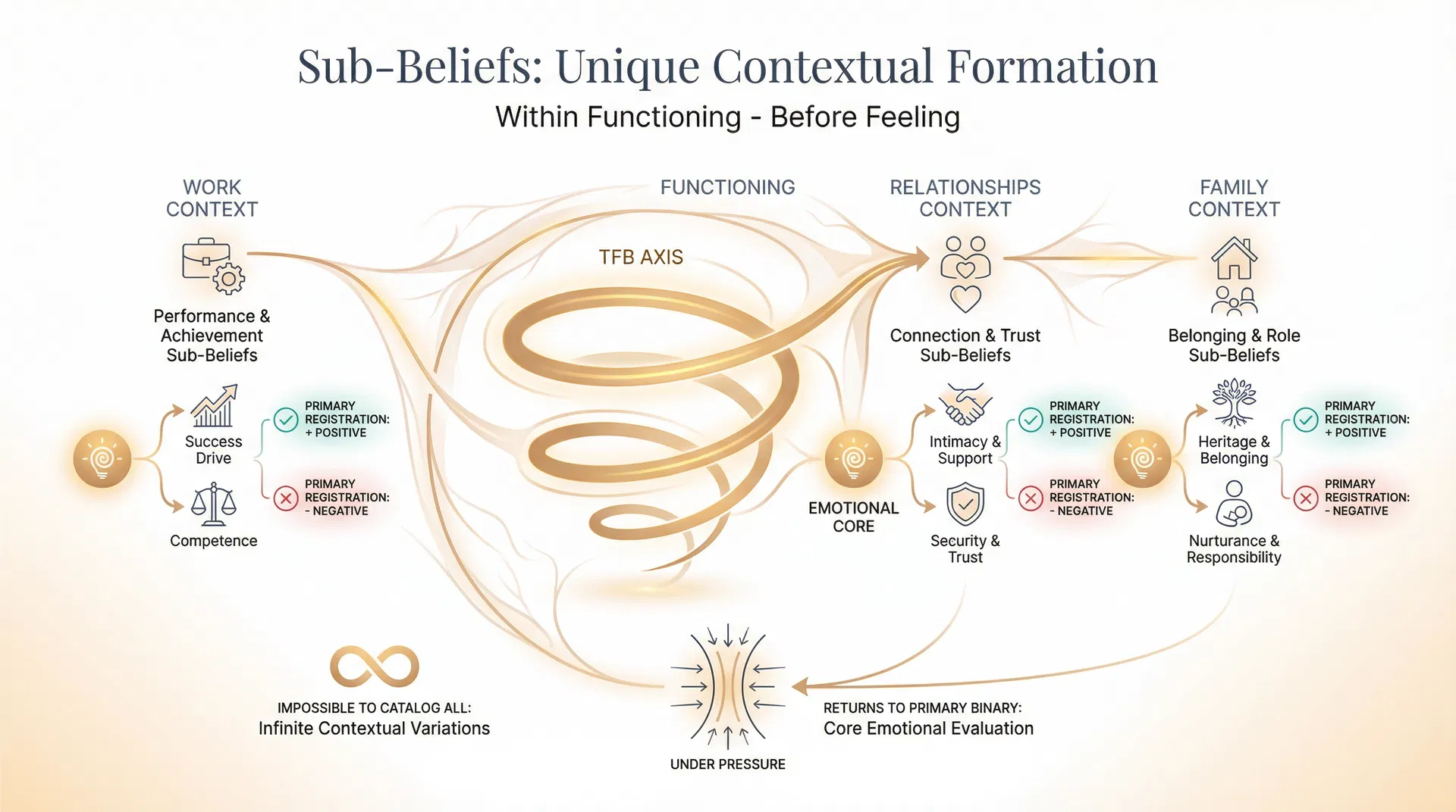 Sub-Beliefs: Unique Contextual Formation