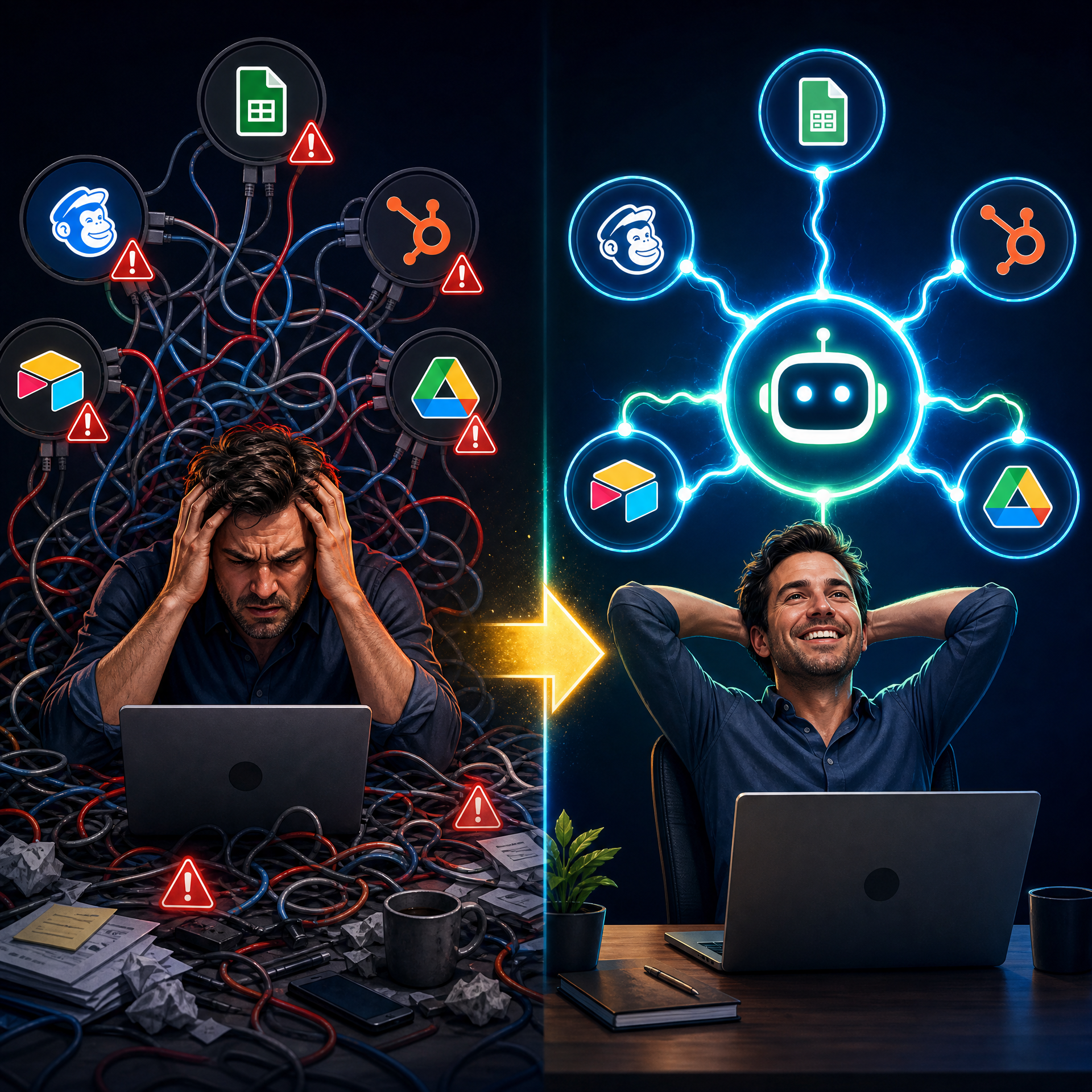 Fragmented Tools vs AI Hub