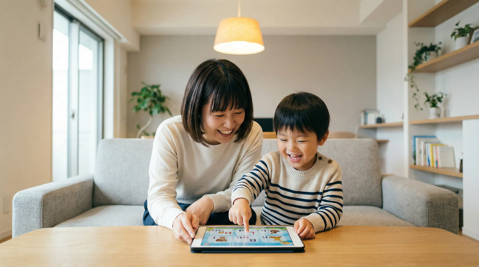 家庭学習の様子