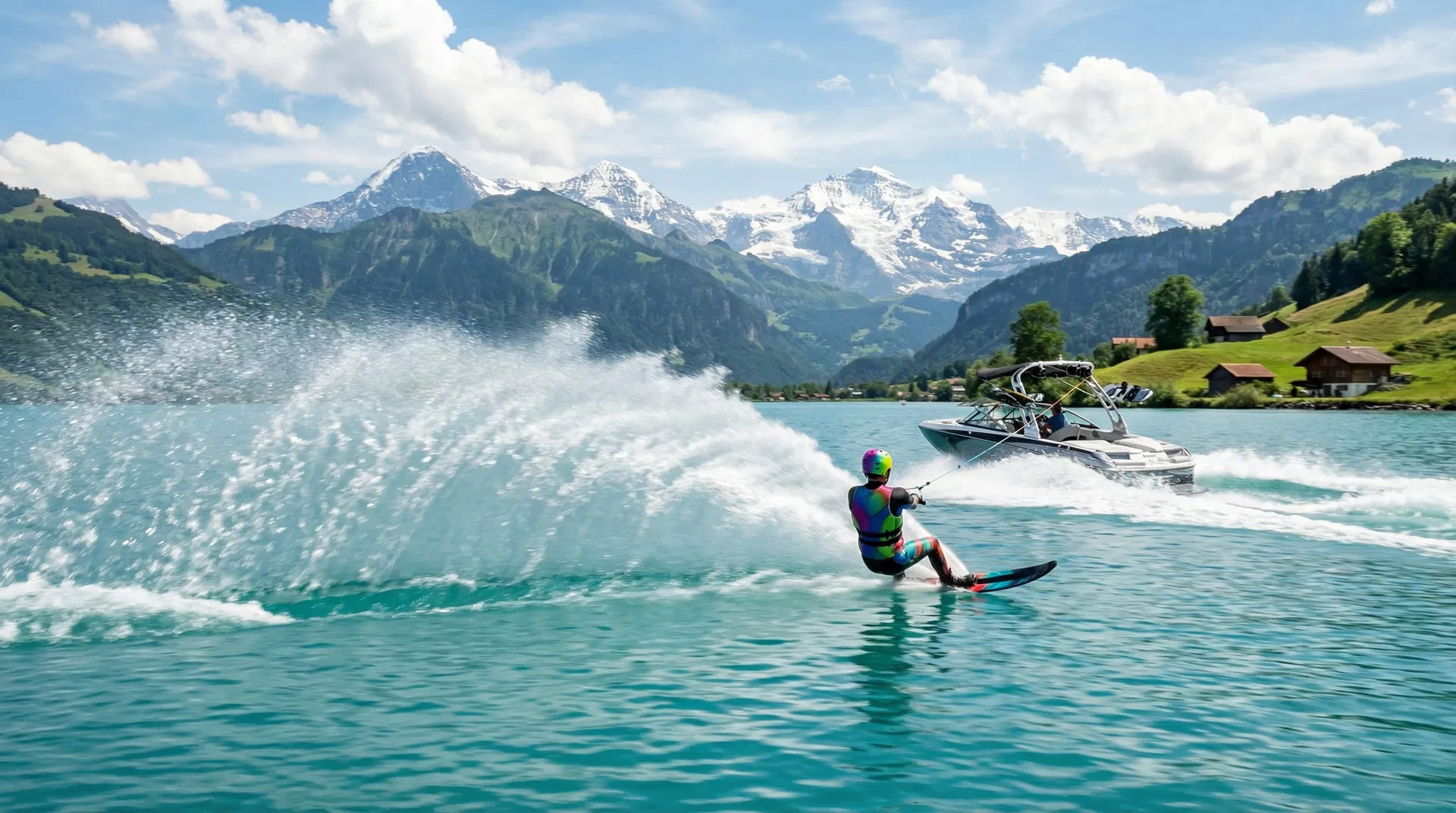Wasserski auf dem Thunersee