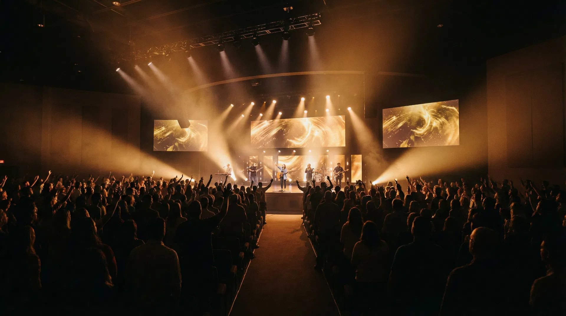 Church worship service